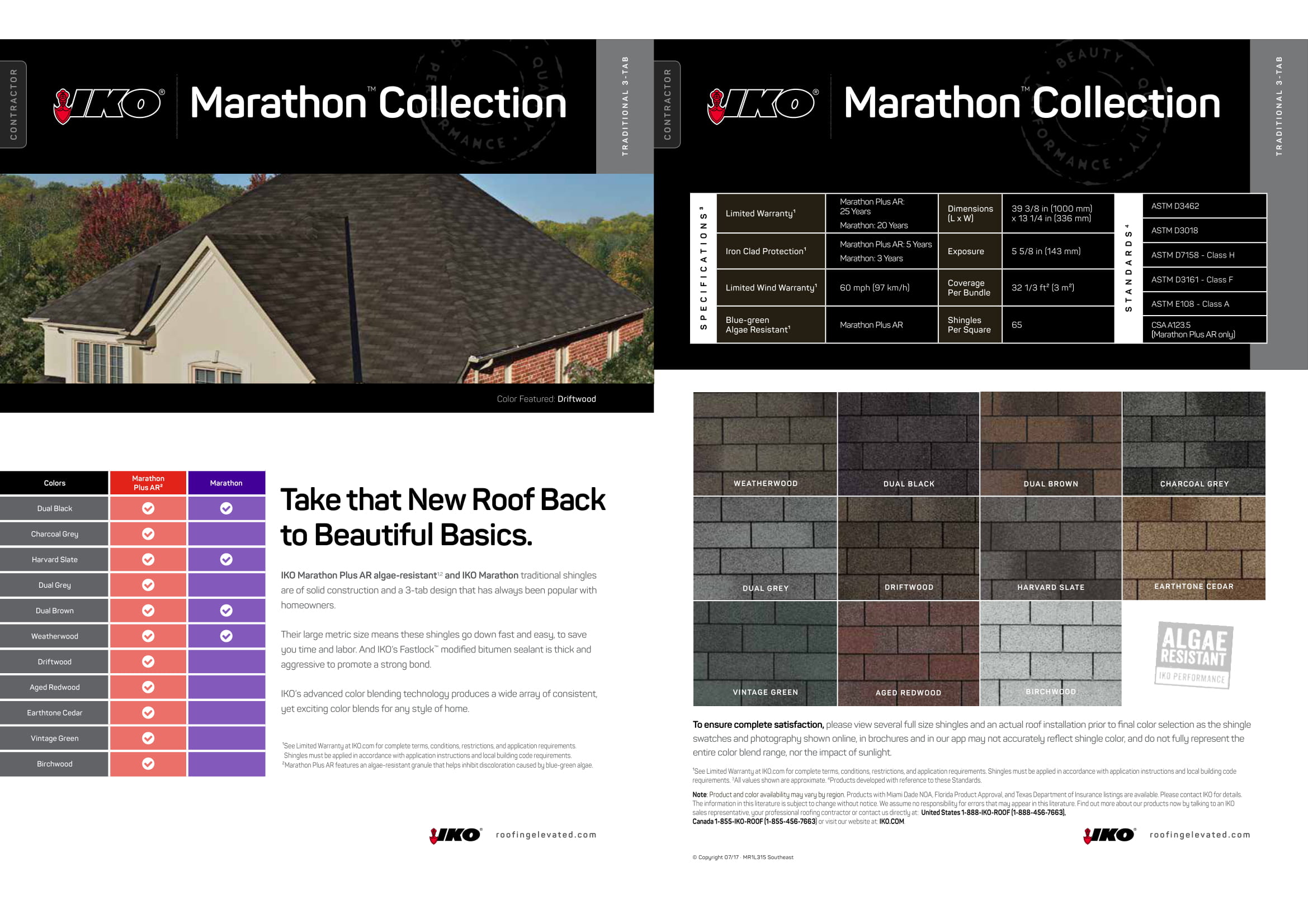 IKO Marathon Collection Shingles Roof