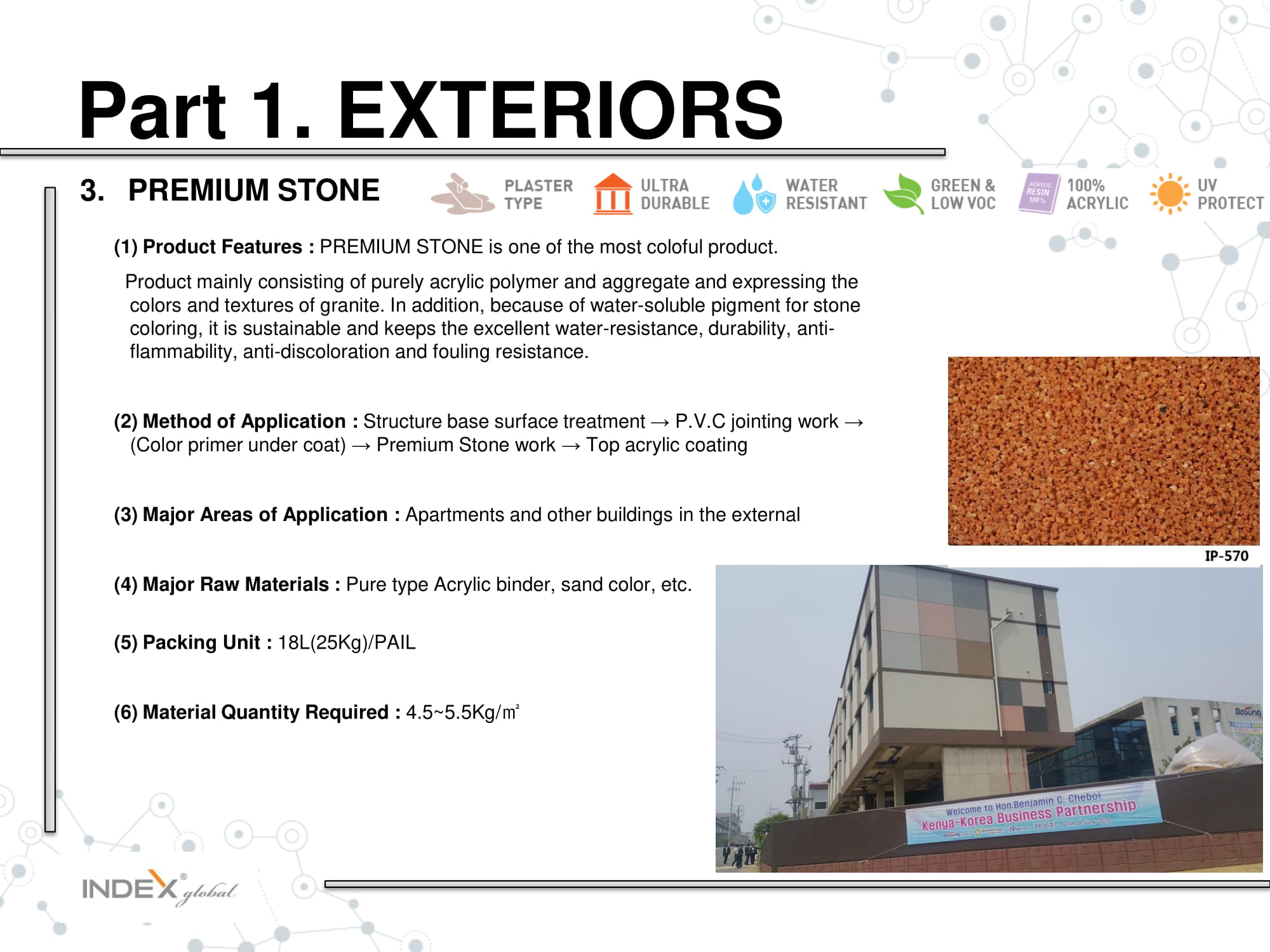 Index Premium Stone | Outdoor Texture Paint